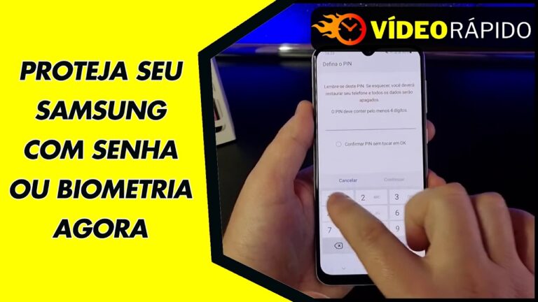 PROTEJA SEU SAMSUNG COM SENHA OU BIOMETRIA AGORA
