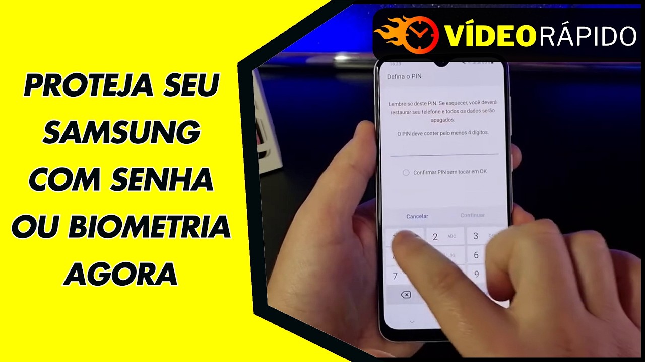 PROTEJA SEU SAMSUNG COM SENHA OU BIOMETRIA AGORA PROTEJA SEU SAMSUNG COM SENHA OU BIOMETRIA AGORA
