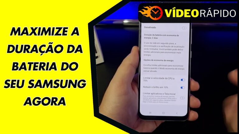 MAXIMIZE A DURAÇÃO DA BATERIA DO SEU SAMSUNG AGORA