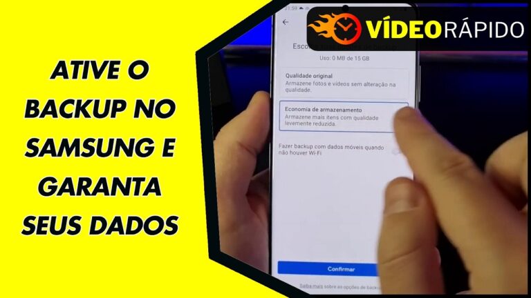 ATIVE O BACKUP NO SAMSUNG E GARANTA SEUS DADOS