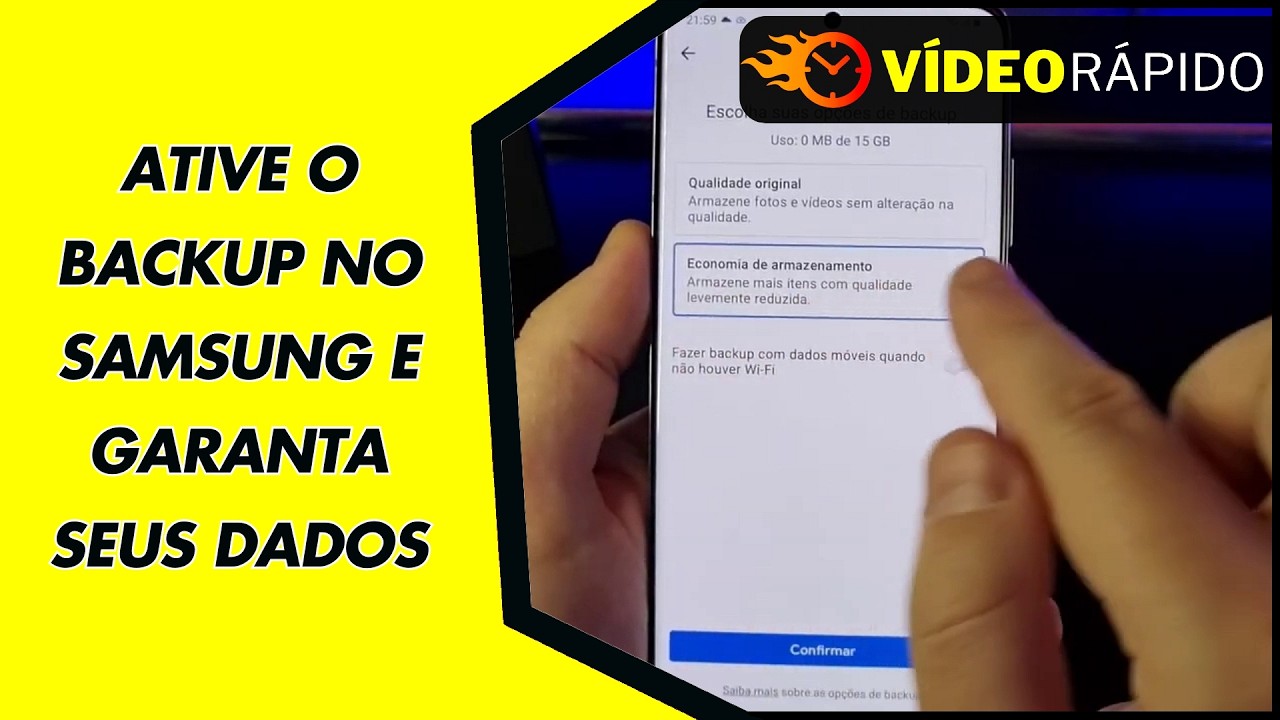 ATIVE O BACKUP NO SAMSUNG E GARANTA SEUS DADOS ATIVE O BACKUP NO SAMSUNG E GARANTA SEUS DADOS