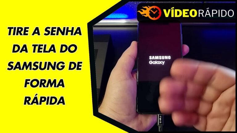 TIRE A SENHA DA TELA DO SAMSUNG DE FORMA RÁPIDA