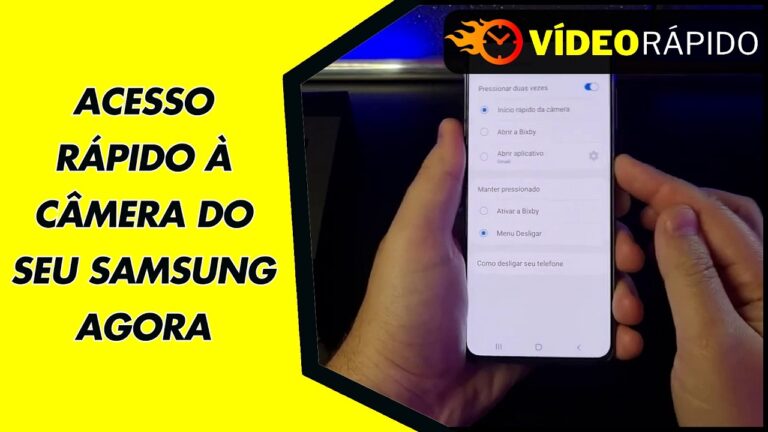 ACESSO RÁPIDO À CÂMERA DO SEU SAMSUNG AGORA