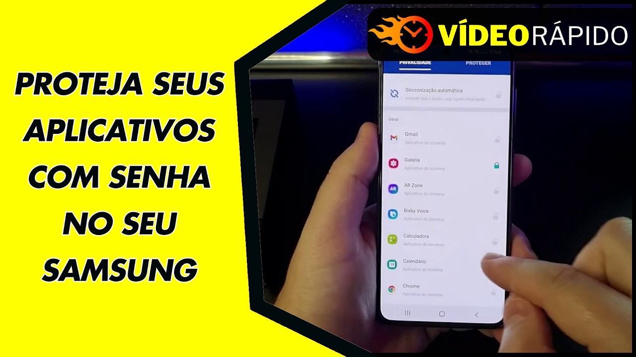 PROTEJA SEUS APLICATIVOS COM SENHA NO SEU SAMSUNG PROTEJA SEUS APLICATIVOS COM SENHA NO SEU SAMSUNG