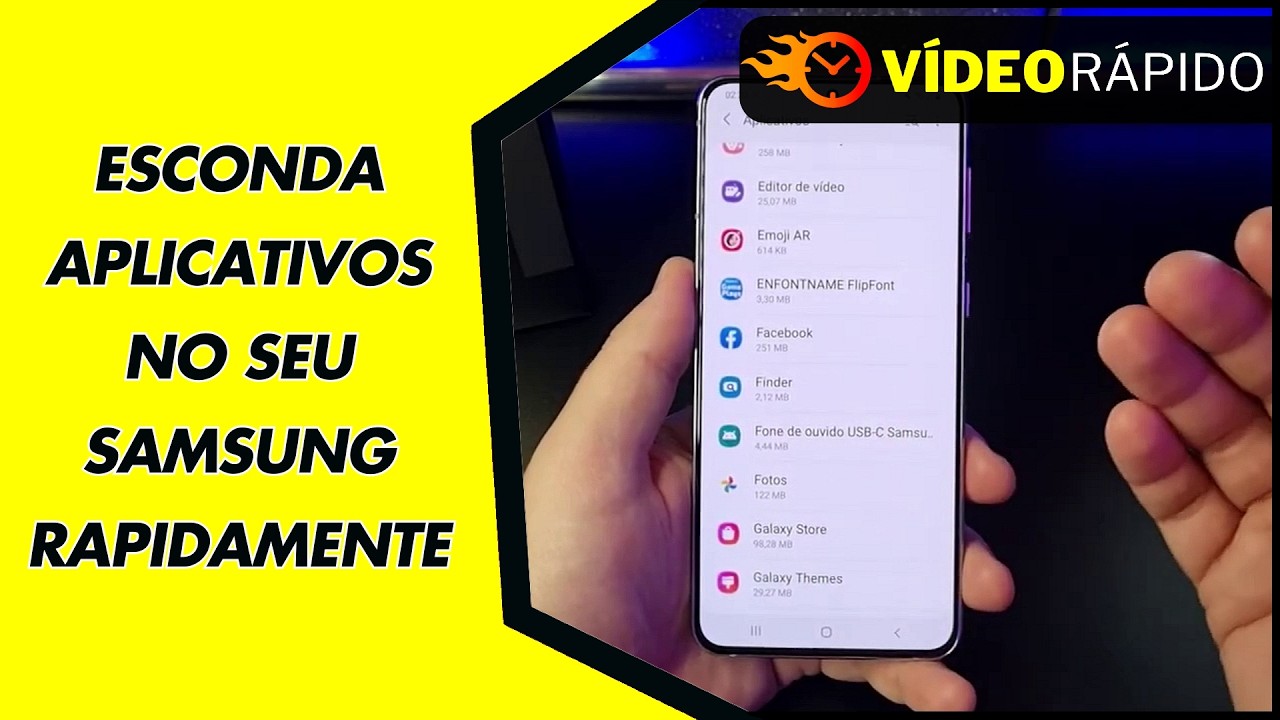 ESCONDA APLICATIVOS NO SEU SAMSUNG RAPIDAMENTE