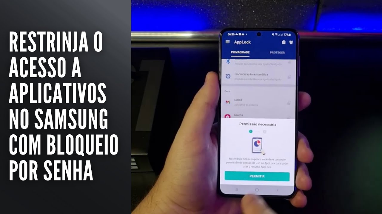 Proteja Seus Apps com SENHA no samsung