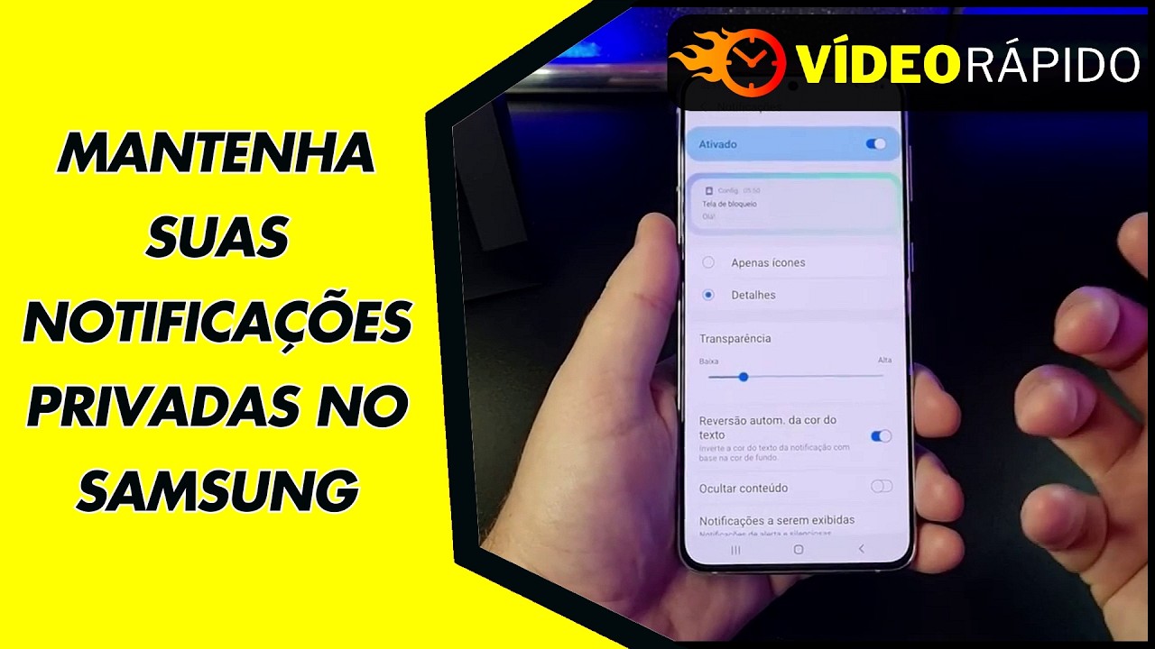 MANTENHA SUAS NOTIFICAÇÕES PRIVADAS NO SAMSUNG