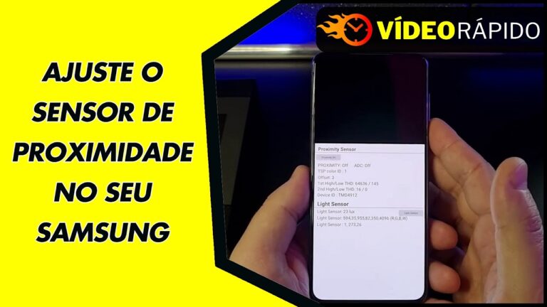 AJUSTE O SENSOR DE PROXIMIDADE NO SEU SAMSUNG