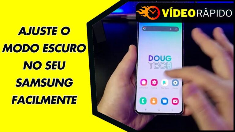 AJUSTE O MODO ESCURO NO SEU SAMSUNG FACILMENTE