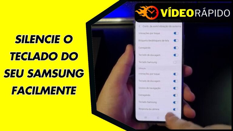 SILENCIE O TECLADO DO SEU SAMSUNG FACILMENTE