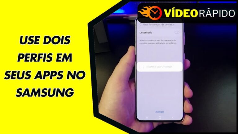 USE DOIS PERFIS EM SEUS APPS NO SAMSUNG