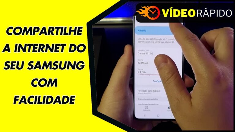 COMPARTILHE A INTERNET DO SEU SAMSUNG COM FACILIDADE