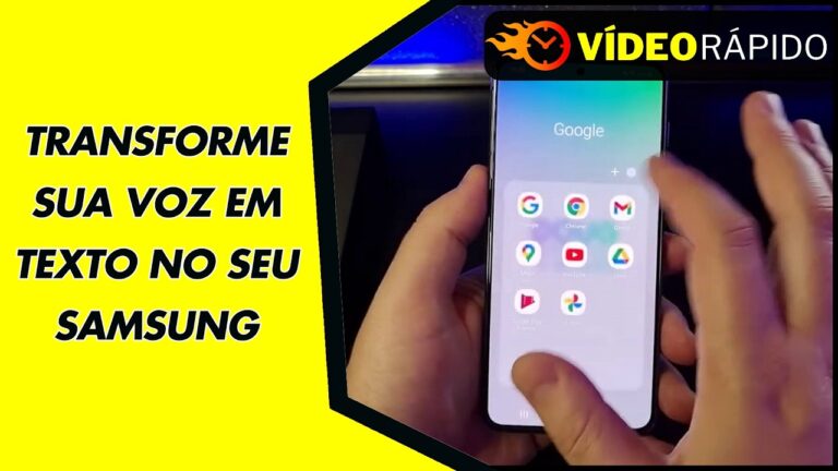 TRANSFORME SUA VOZ EM TEXTO NO SEU SAMSUNG