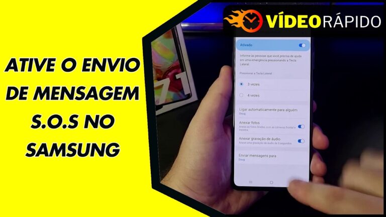ATIVE O ENVIO DE MENSAGEM S O S NO SAMSUNG