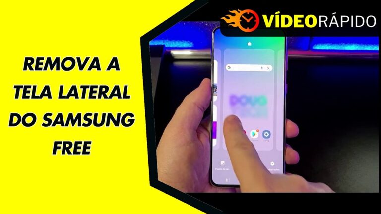 REMOVA A TELA LATERAL DO SAMSUNG FREE