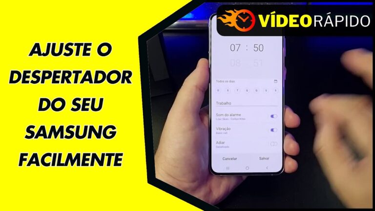 AJUSTE O DESPERTADOR DO SEU SAMSUNG FACILMENTE
