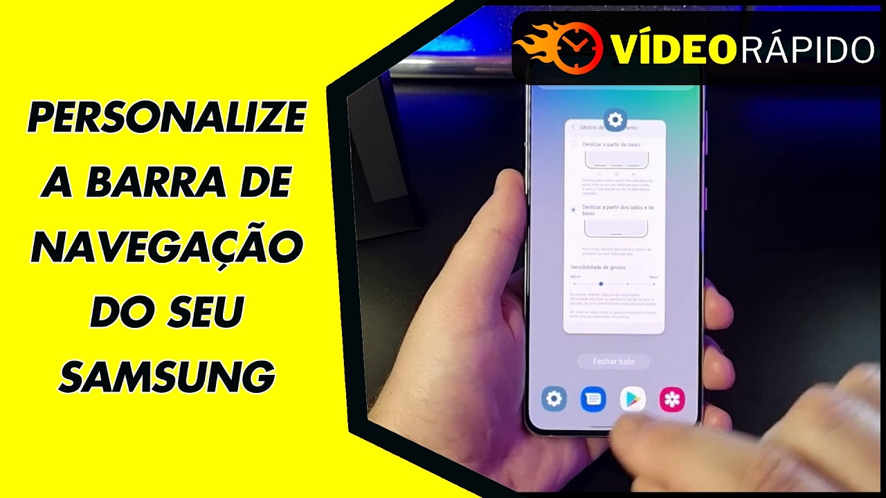 PERSONALIZE A BARRA DE NAVEGAÇÃO DO SEU SAMSUNG