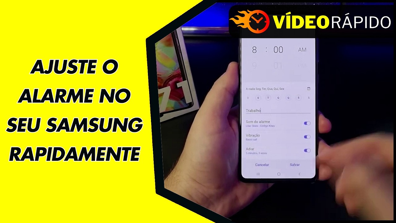 AJUSTE O ALARME NO SEU SAMSUNG RAPIDAMENTE AJUSTE O ALARME NO SEU SAMSUNG RAPIDAMENTE