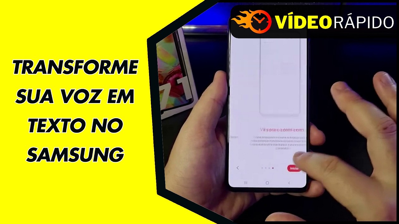 TRANSFORME SUA VOZ EM TEXTO NO SAMSUNG TRANSFORME SUA VOZ EM TEXTO NO SAMSUNG