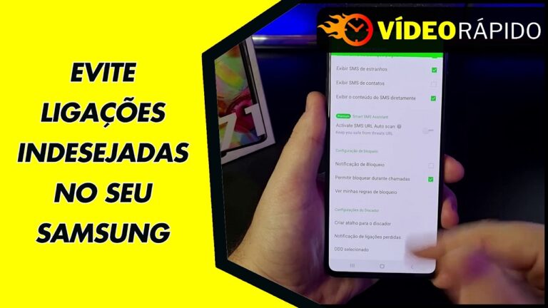 EVITE LIGAÇÕES INDESEJADAS NO SEU SAMSUNG