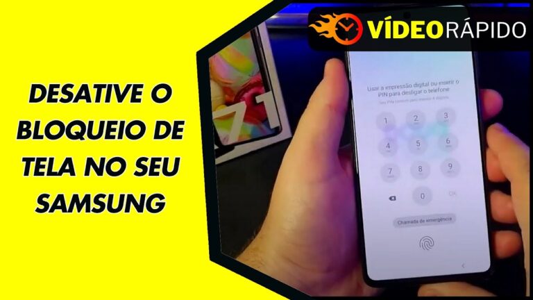 DESATIVE O BLOQUEIO DE TELA NO SEU SAMSUNG