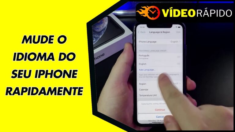 MUDE O IDIOMA DO SEU IPHONE RAPIDAMENTE