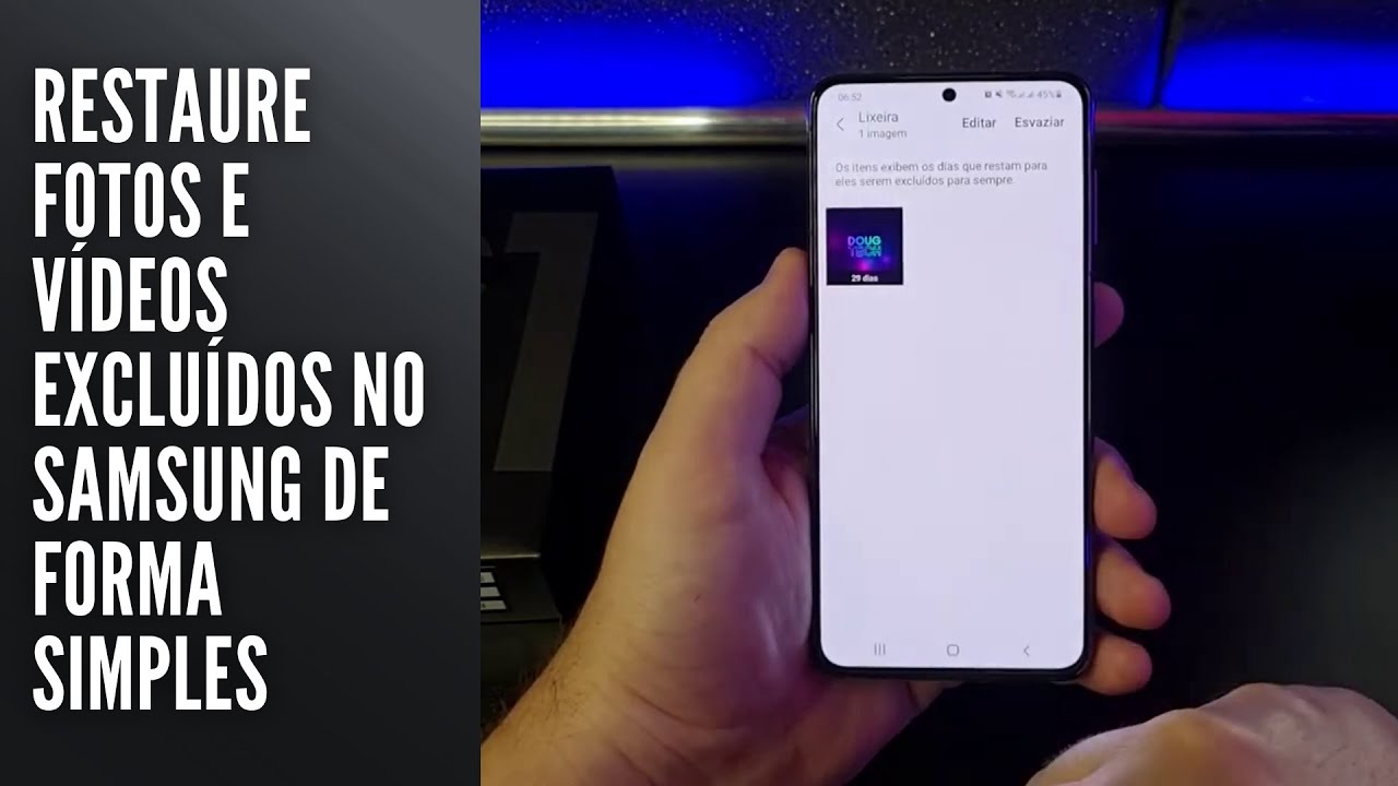 Restaure fotos e vídeos excluídos no Samsung de forma simples