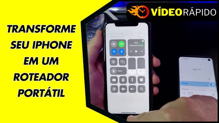TRANSFORME SEU IPHONE EM UM ROTEADOR PORTÁTIL