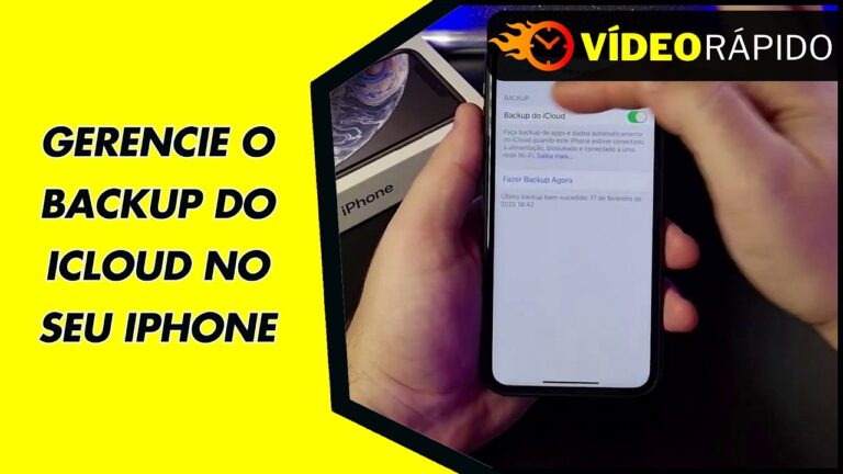 GERENCIE O BACKUP DO ICLOUD NO SEU IPHONE