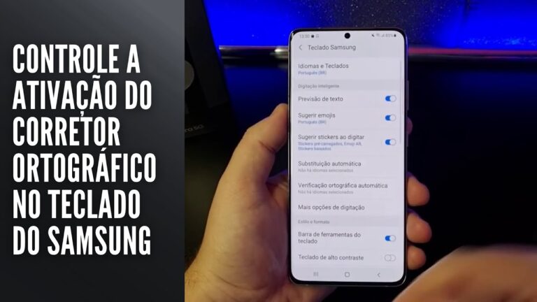 Controle o Corretor Ortográfico no Teclado do Samsung