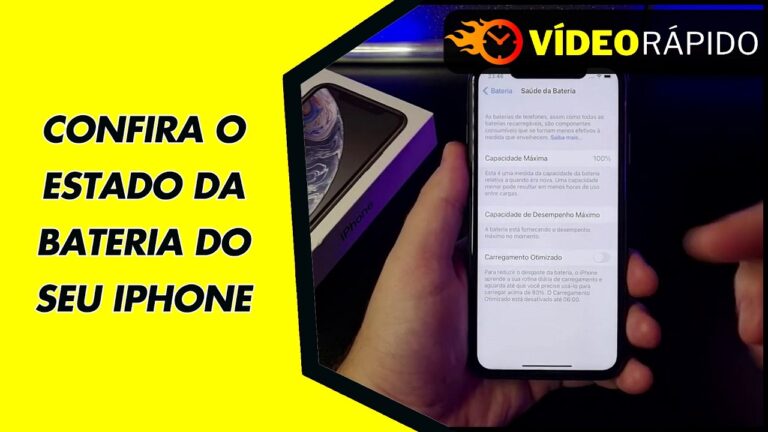 CONFIRA O ESTADO DA BATERIA DO SEU IPHONE