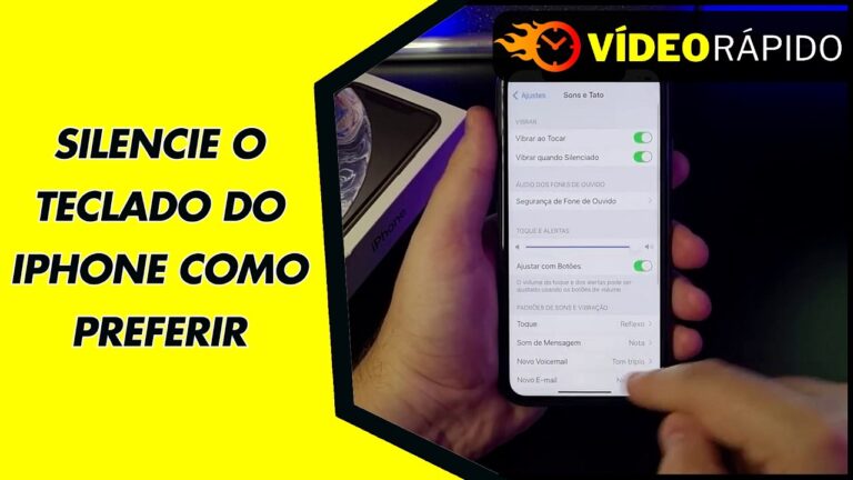 SILENCIE O TECLADO DO IPHONE COMO PREFERIR