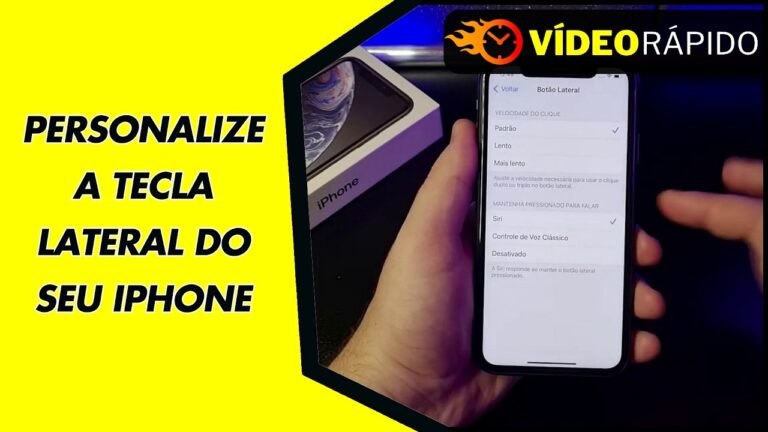 PERSONALIZE A TECLA LATERAL DO SEU IPHONE