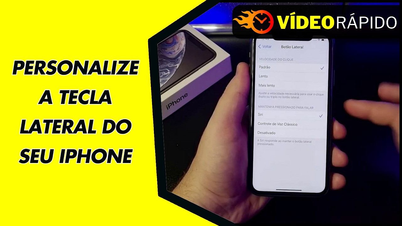 PERSONALIZE A TECLA LATERAL DO SEU IPHONE