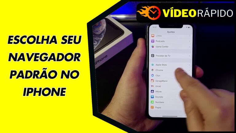 ESCOLHA SEU NAVEGADOR PADRÃO NO IPHONE