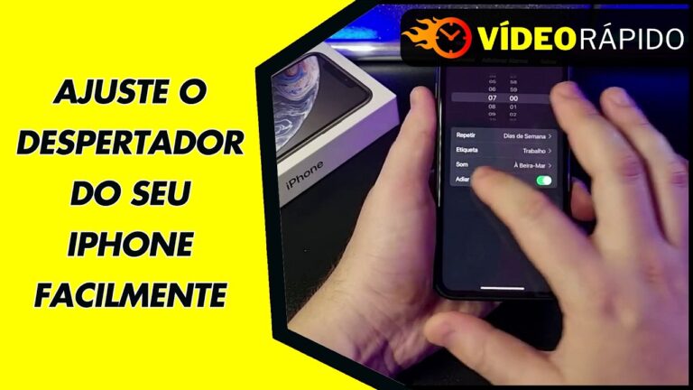 AJUSTE O DESPERTADOR DO SEU IPHONE FACILMENTE