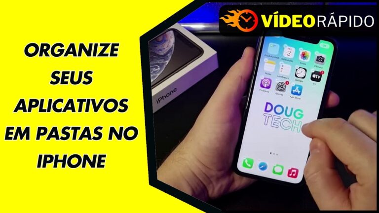 ORGANIZE SEUS APLICATIVOS EM PASTAS NO IPHONE
