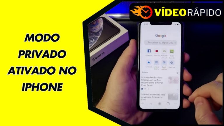 MODO PRIVADO ATIVADO NO IPHONE