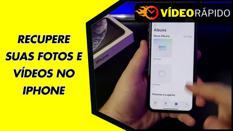 RECUPERE SUAS FOTOS E VÍDEOS NO IPHONE