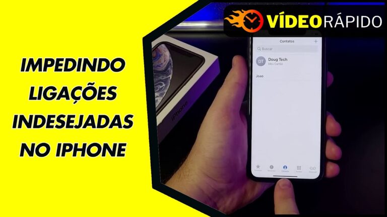 IMPEDINDO LIGAÇÕES INDESEJADAS NO IPHONE