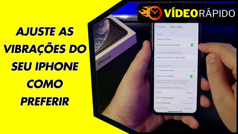 AJUSTE AS VIBRAÇÕES DO SEU IPHONE COMO PREFERIR AJUSTE AS VIBRAÇÕES DO SEU IPHONE COMO PREFERIR