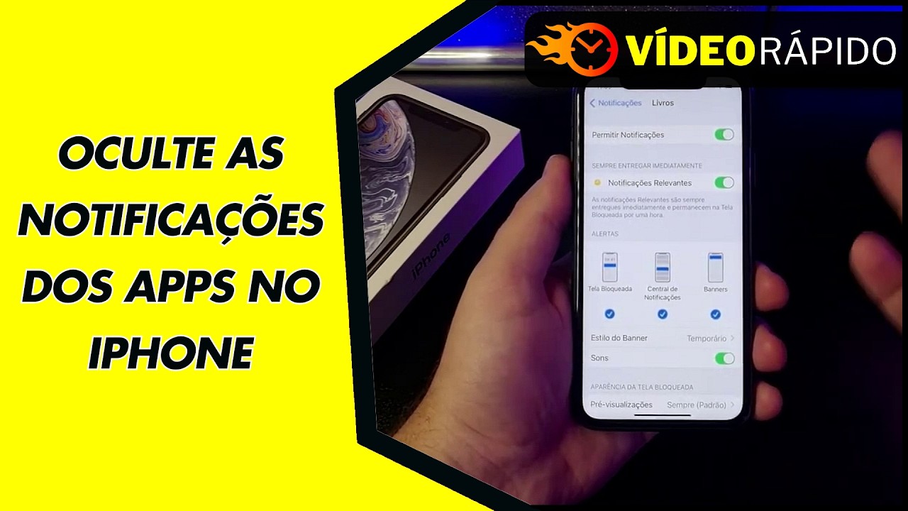 OCULTE AS NOTIFICAÇÕES DOS APPS NO IPHONE OCULTE AS NOTIFICAÇÕES DOS APPS NO IPHONE