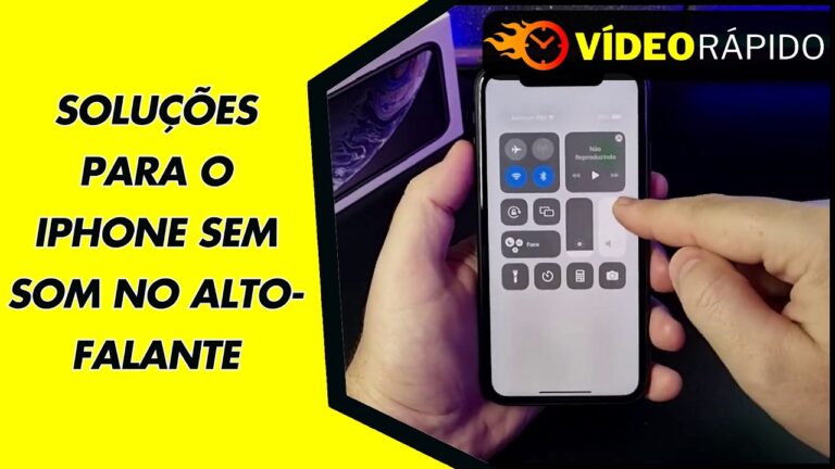 SOLUÇÕES PARA O IPHONE SEM SOM NO ALTO FALANTE