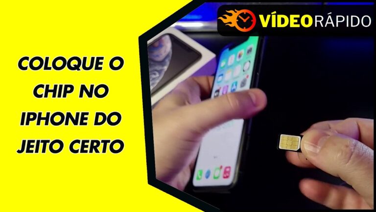 COLOQUE O CHIP NO IPHONE DO JEITO CERTO