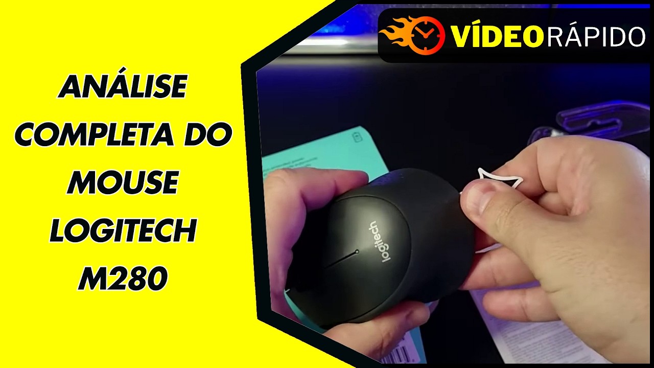 ANÁLISE COMPLETA DO MOUSE LOGITECH M280 ANÁLISE COMPLETA DO MOUSE LOGITECH M280