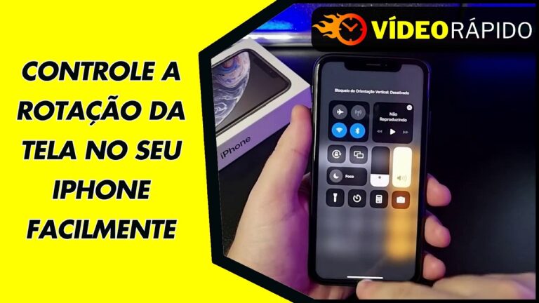 CONTROLE A ROTAÇÃO DA TELA NO SEU IPHONE FACILMENTE
