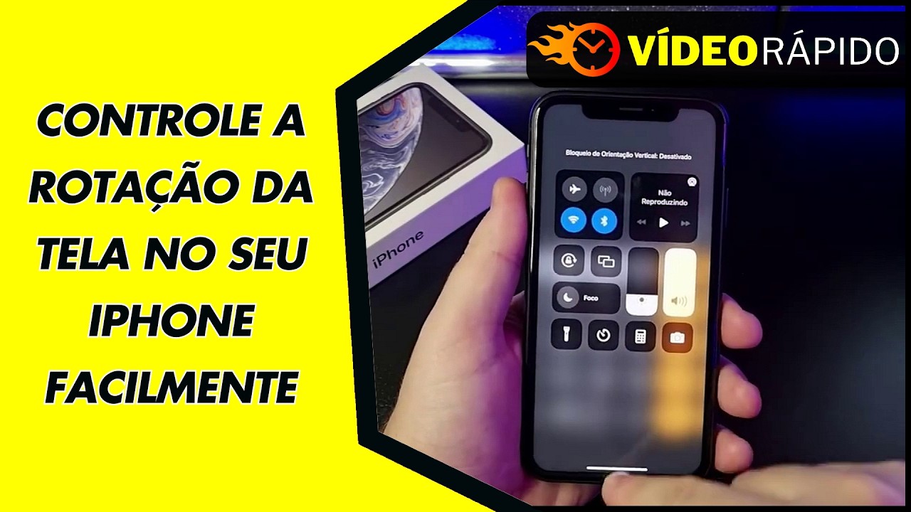 CONTROLE A ROTAÇÃO DA TELA NO SEU IPHONE FACILMENTE CONTROLE A ROTAÇÃO DA TELA NO SEU IPHONE FACILMENTE