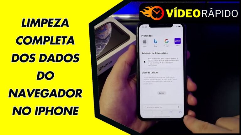 LIMPEZA COMPLETA DOS DADOS DO NAVEGADOR NO IPHONE