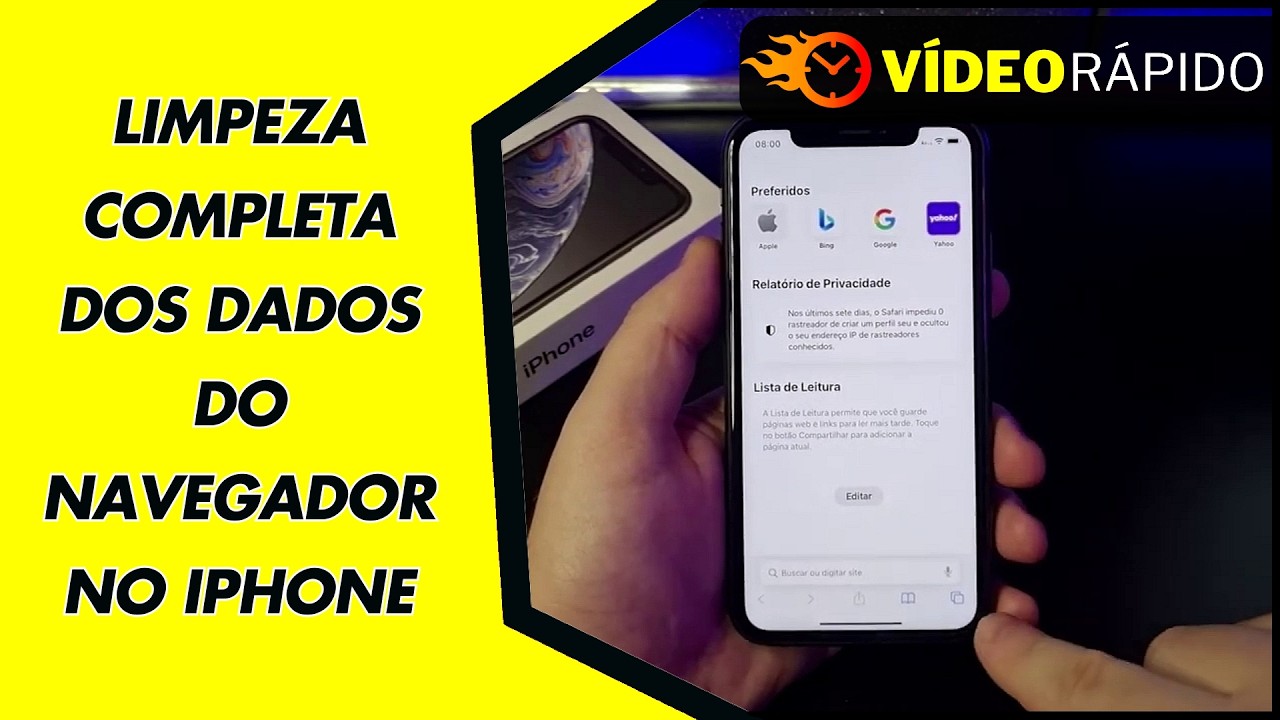 LIMPEZA COMPLETA DOS DADOS DO NAVEGADOR NO IPHONE LIMPEZA COMPLETA DOS DADOS DO NAVEGADOR NO IPHONE