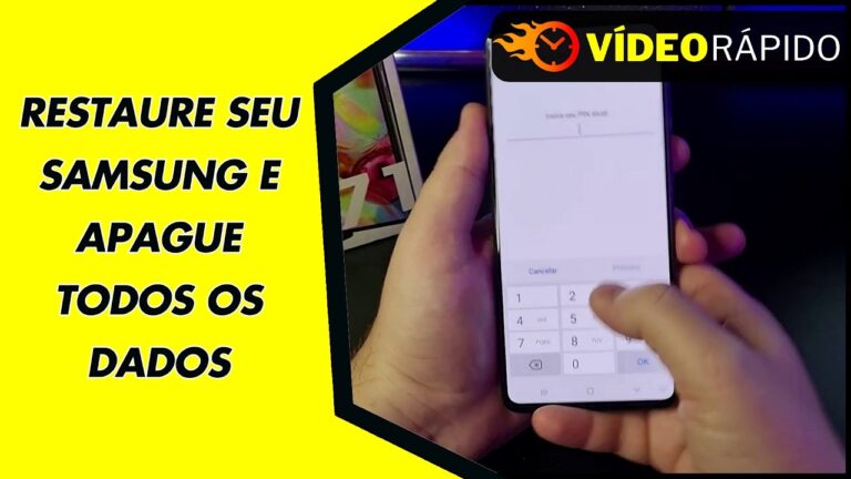 RESTAURE SEU SAMSUNG E APAGUE TODOS OS DADOS